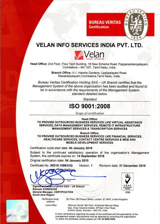 ISO_9001 Bureau Veritas Certification